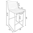 Zuni - Faux Leather Upholstered Bar Chair (Set of 2)