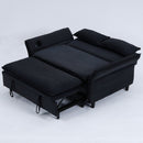 Modern Fabric Multi-Functional Sofa Bed With Adjustable Armrests And Backrests