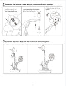 Aluminum Candle Holder With Marble Stand