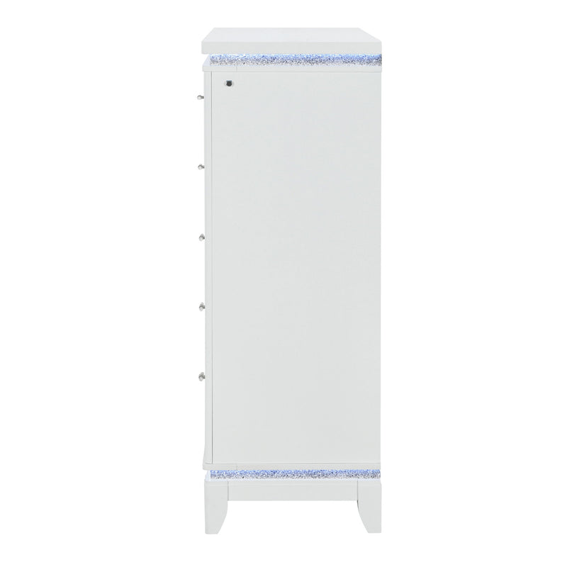 Adalid - Chest With LED Lighting - White