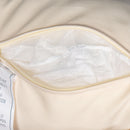 Outdoor Lounge Chair With Woven Backrest, Solid Wood Frame, Comfortable Cushions