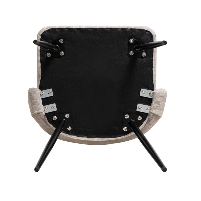 Chair With High Resilience Filling, Adjustable Feet For Kitchens (Set of 4)