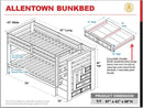 ACME Allentown Bunk Bed (Twin/Twin & Storage) in Espresso 10170W
