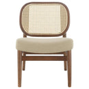 Rayo - Rattan Cane Back Accent Chair With Padded Seat
