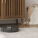 Grille Striped Sideboard Buffet Cabinet With Storage