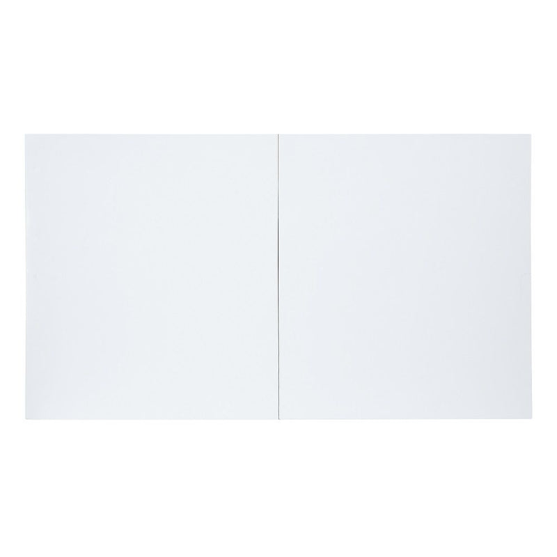 Gallegos - Dining Table With Leaf - White High Gloss