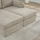 Wide Sofa Bed - Taupe