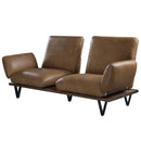 Narech - Sofa With Swivel - Nutmeg Top Grain Leather