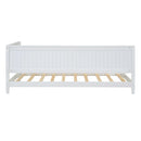 Twin Size Wood Daybed/Sofa Bed, White
