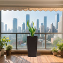 Large Self Watering Flower Pot With Drainage Holes & Inner Tray