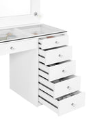 Acena - 7-Drawer Vanity Set With Lighting
