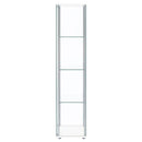 Bellatrix - 4-Shelf Clear Glass Curio Cabinet