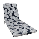 2 Piece Chaise Lounge Chair Cushion Set With Ties