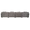 Modular U Shaped Sofa, With Adjustable Layout For Comfort And Durability - Gray