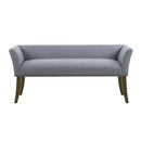 Elegant Design Bench Upholstery, Solid Wood Frame