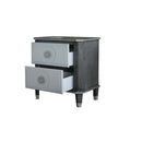 House Beatrice - Nightstand - Charcoal & Light Gray