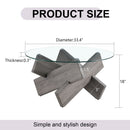 Modern Round Glass Coffee Table With Tempered Glass