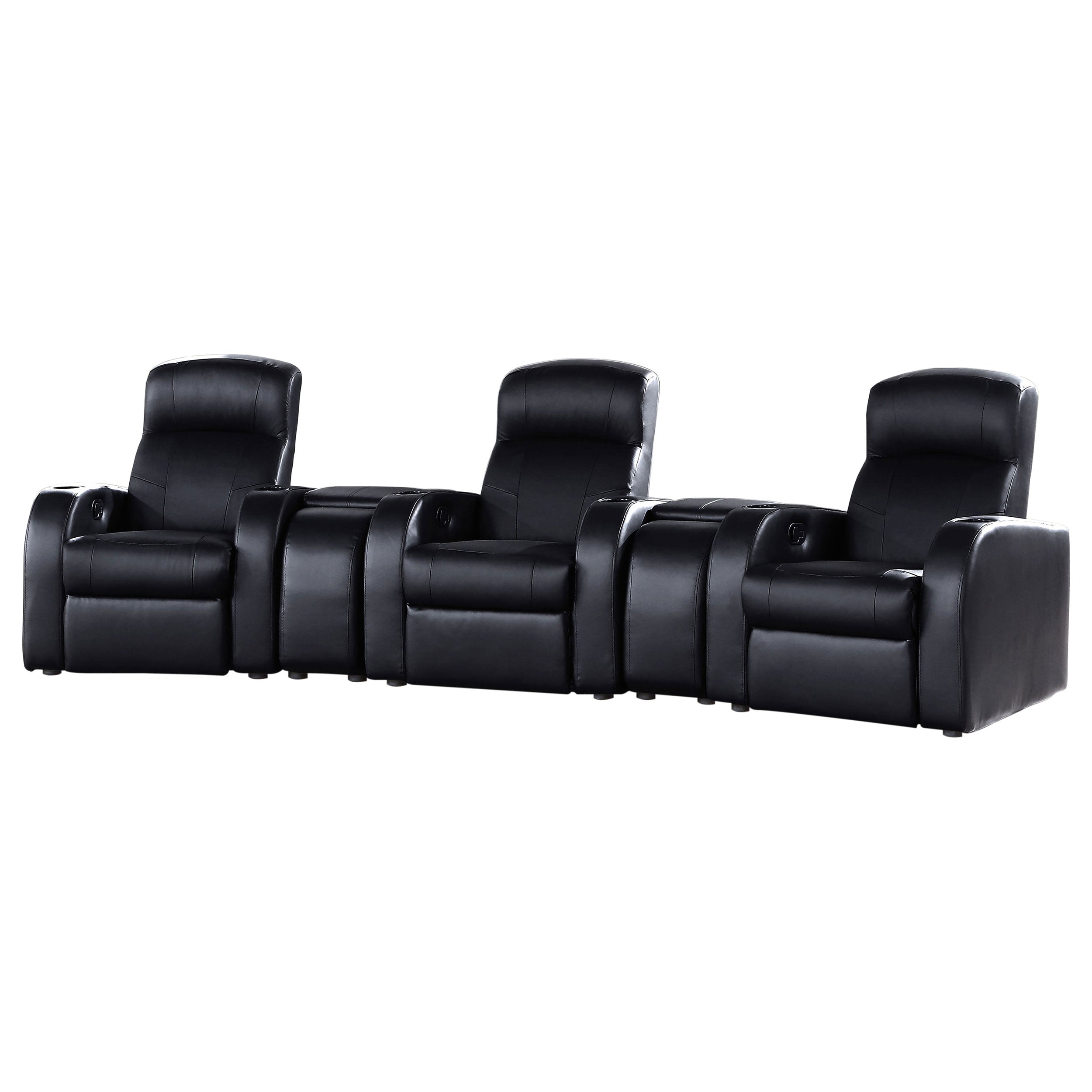 Cyrus 5-piece Upholstered Home Theater Seating — view 1