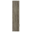 Burke - 3-Shelf Engineered Wood Media Tower - Gray Driftwood - Atlantic Fine Furniture Inc