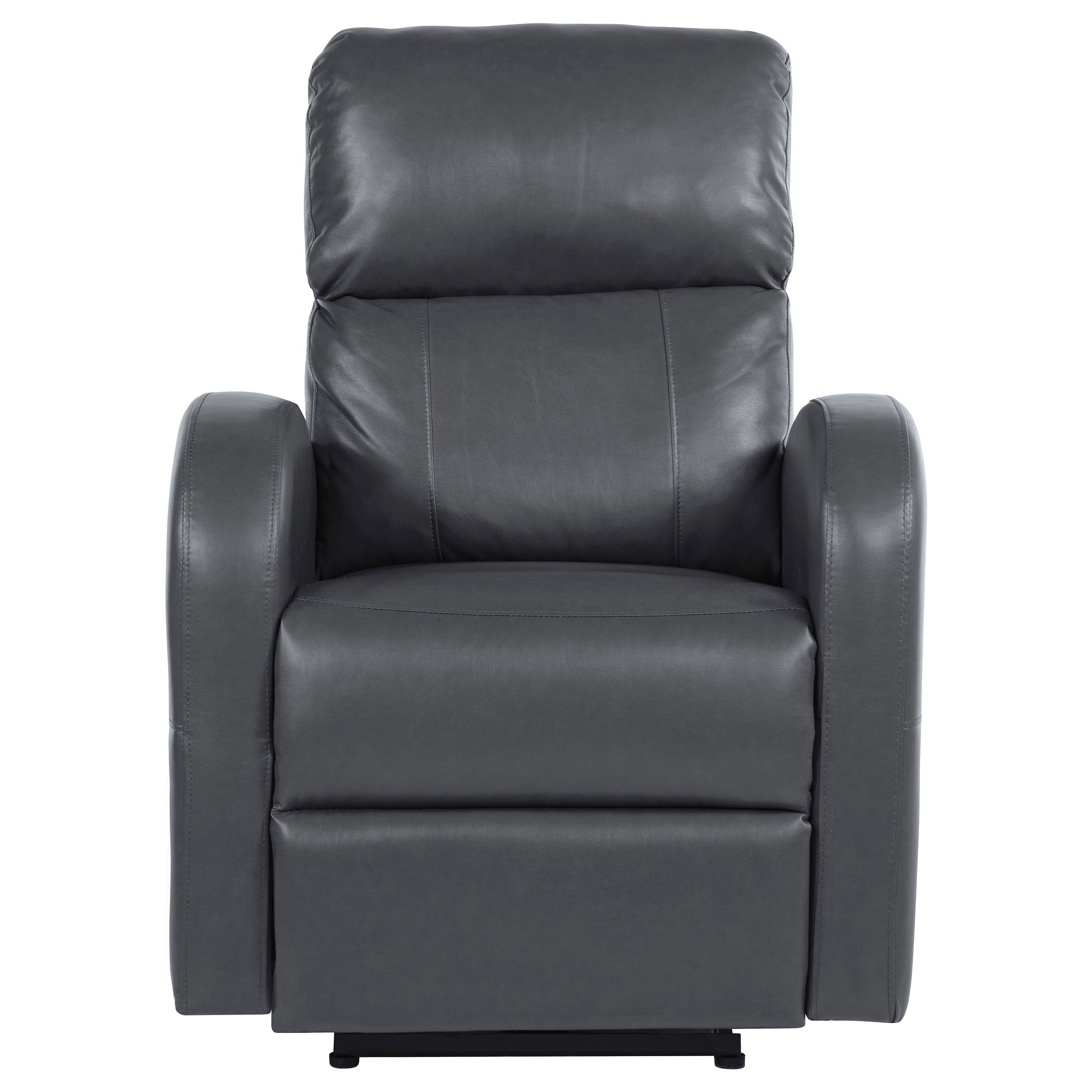 Grant Upholstered Power Recliner Chair Grey — view 6