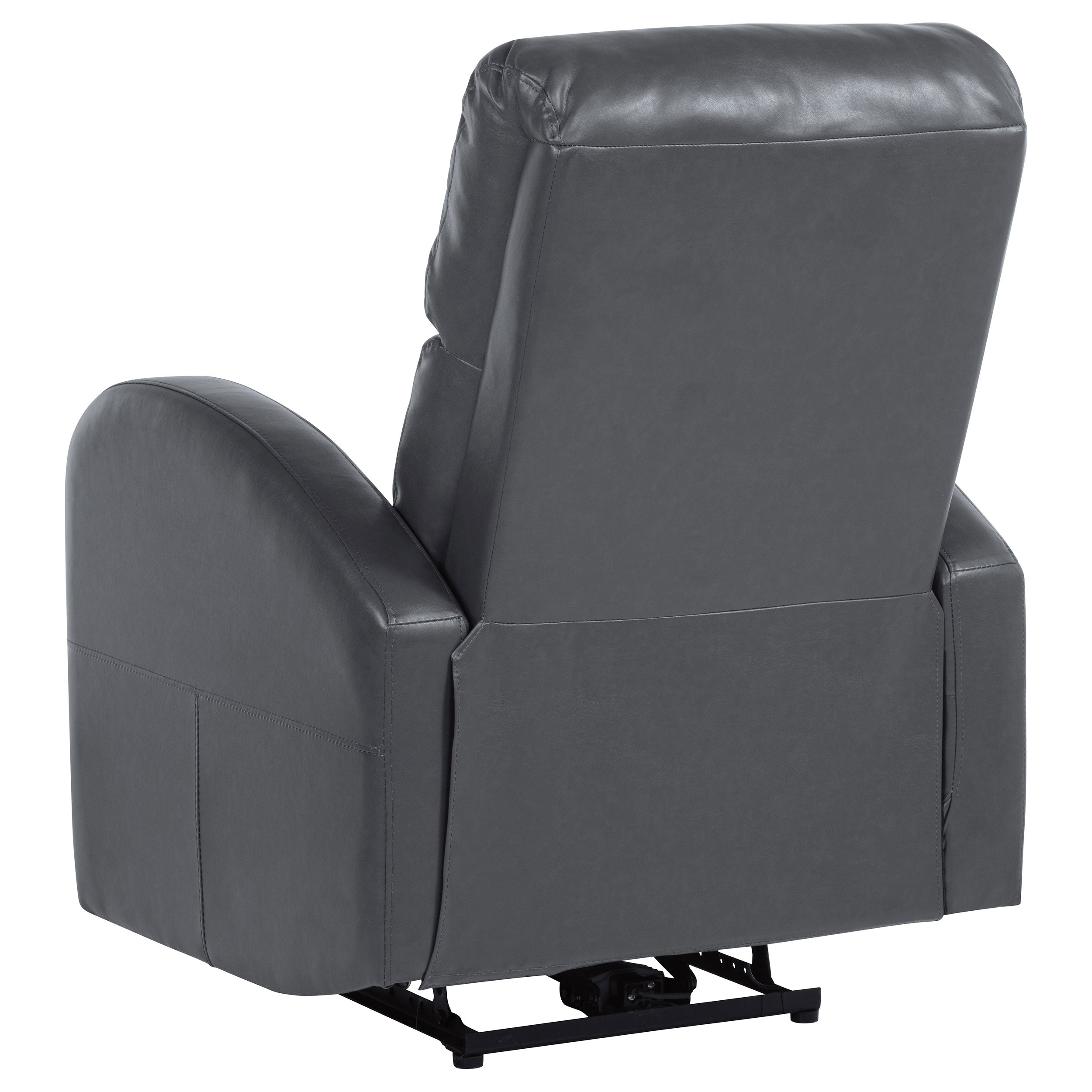 Grant Upholstered Power Recliner Chair Grey — view 7
