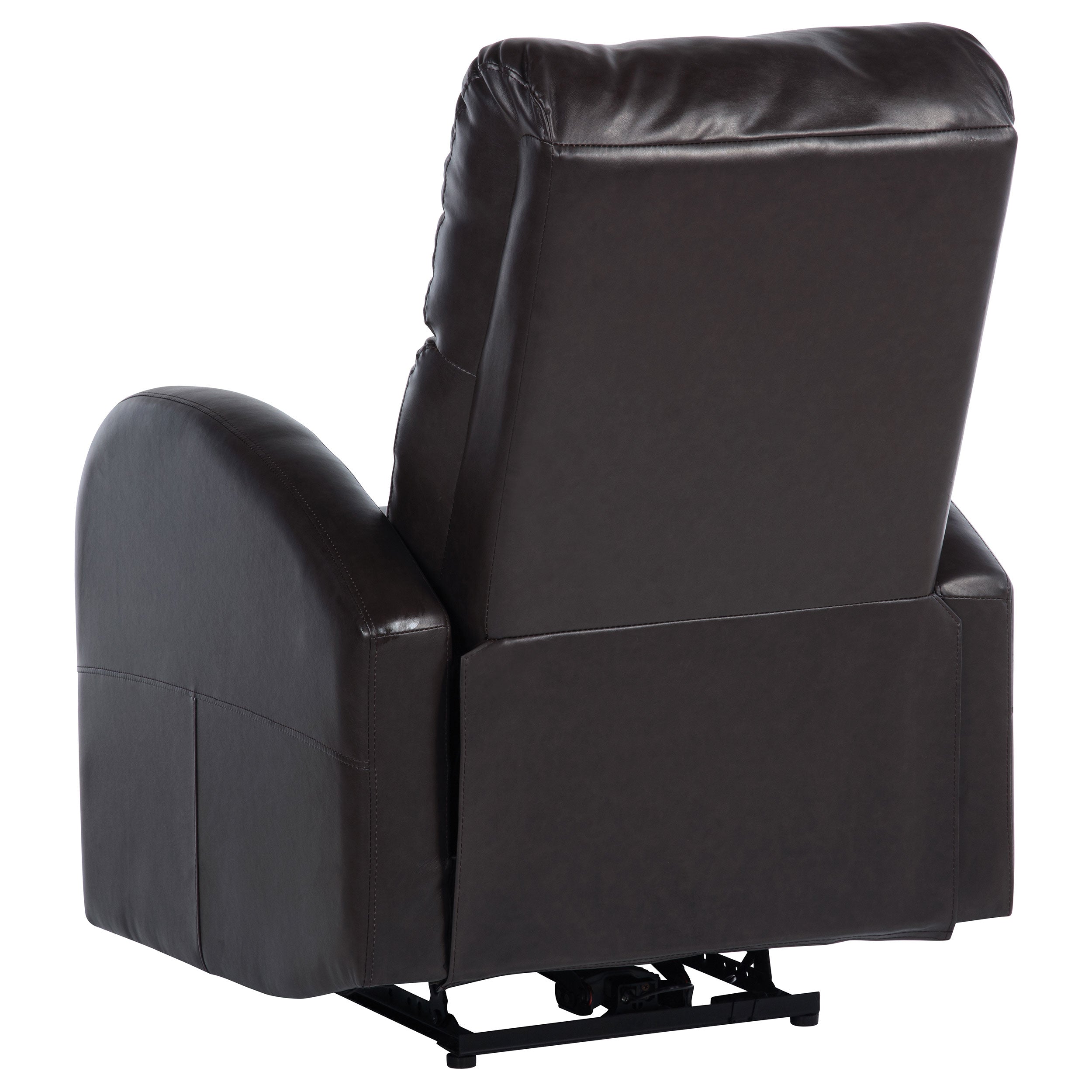 Grant Upholstered Power Recliner Chair Brown — view 7