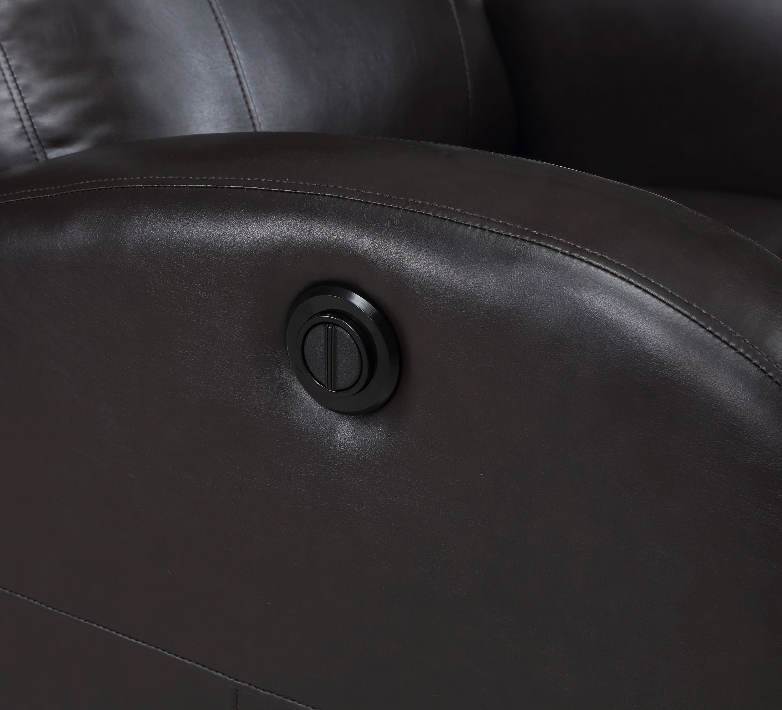 Grant Upholstered Power Recliner Chair Brown — view 9