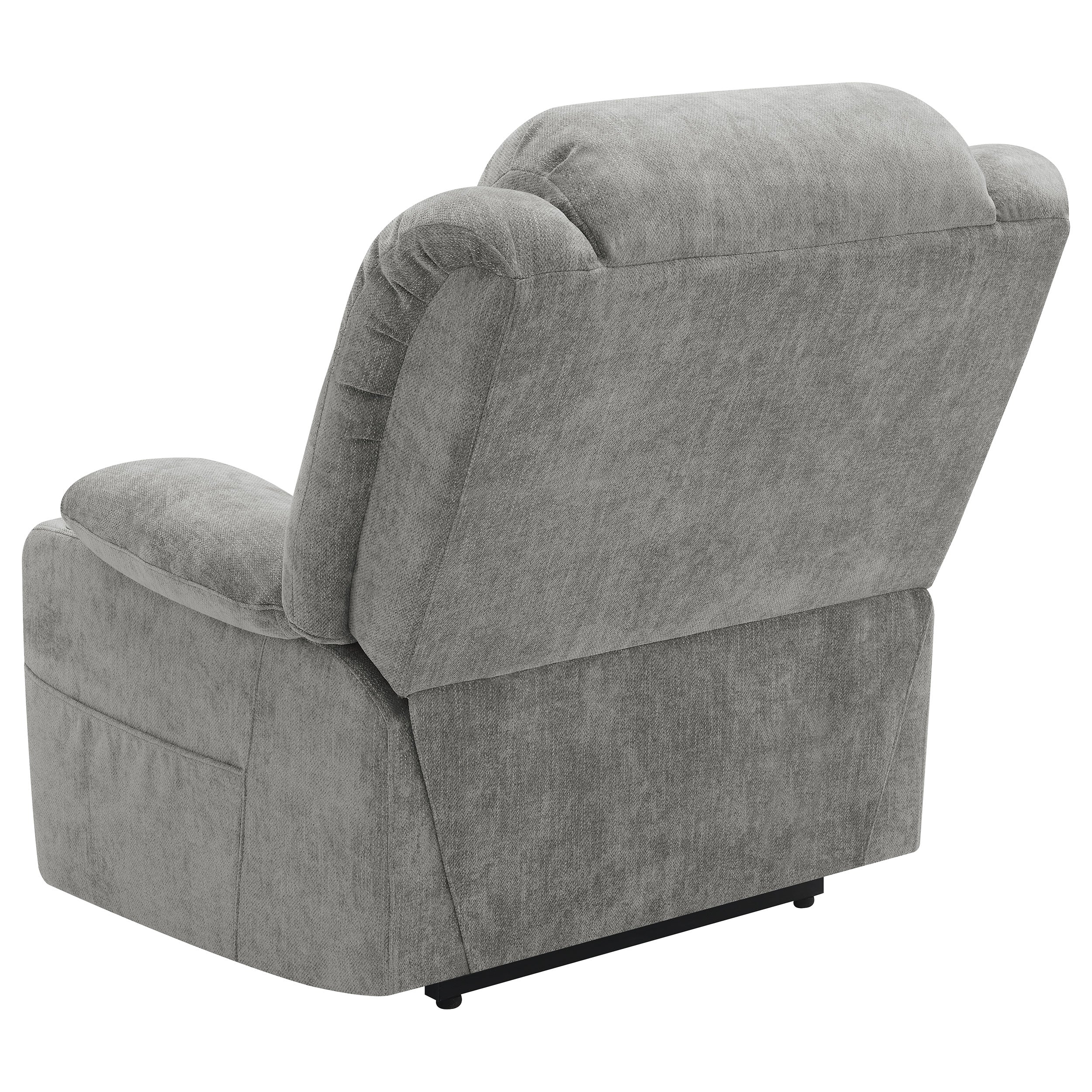Houston Upholstered Power Lift Recliner Grey — view 10