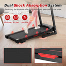 Folding Treadmills For Home - 3.5Hp Portable Foldable With Incline, Electric Treadmill For Running Walking Jogging Exercise With 12 Preset Programs, Indoor Workout Training Space Save Apartment, App - Black