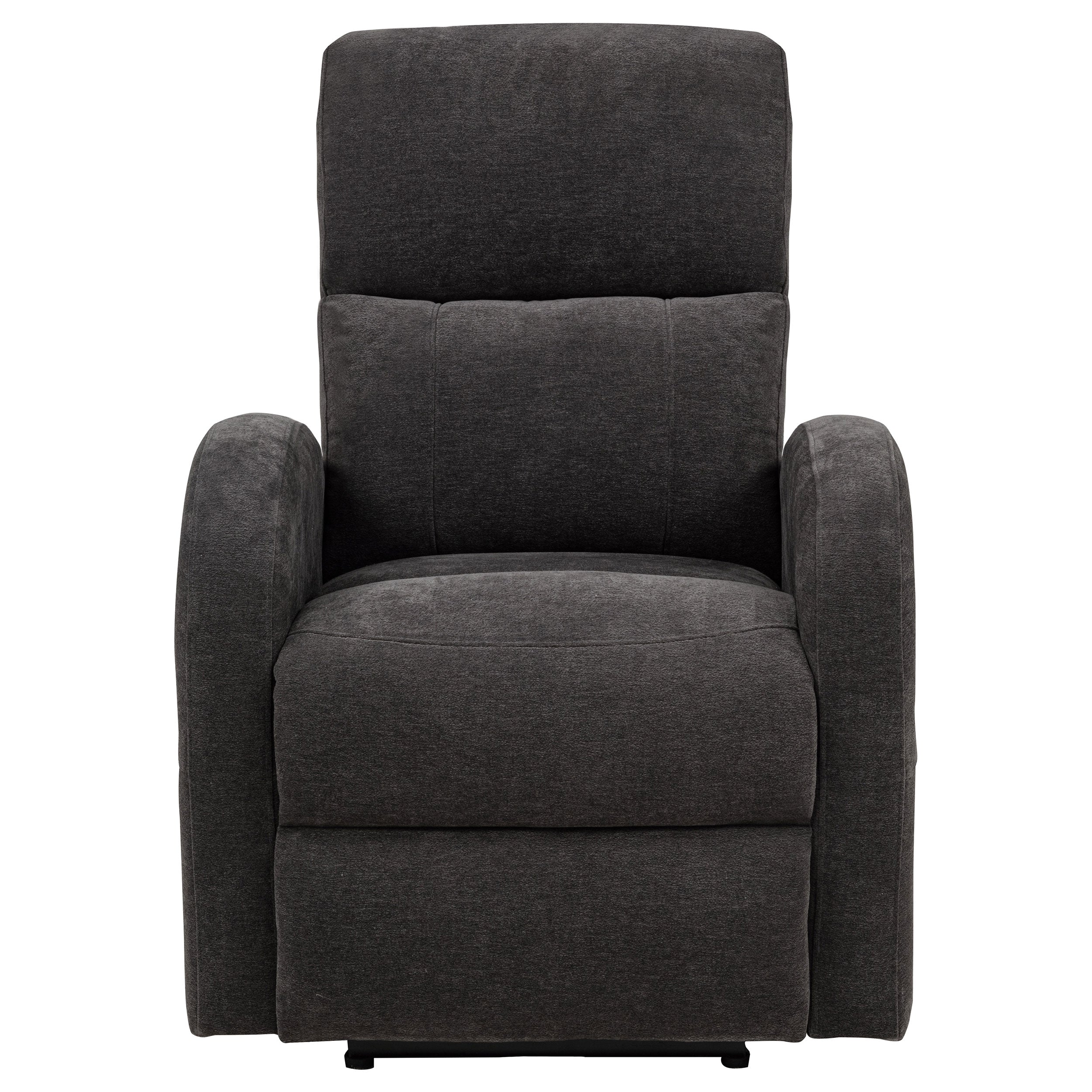 Grant Fabric Upholstered Power Recliner Chair Charcoal Grey — view 6