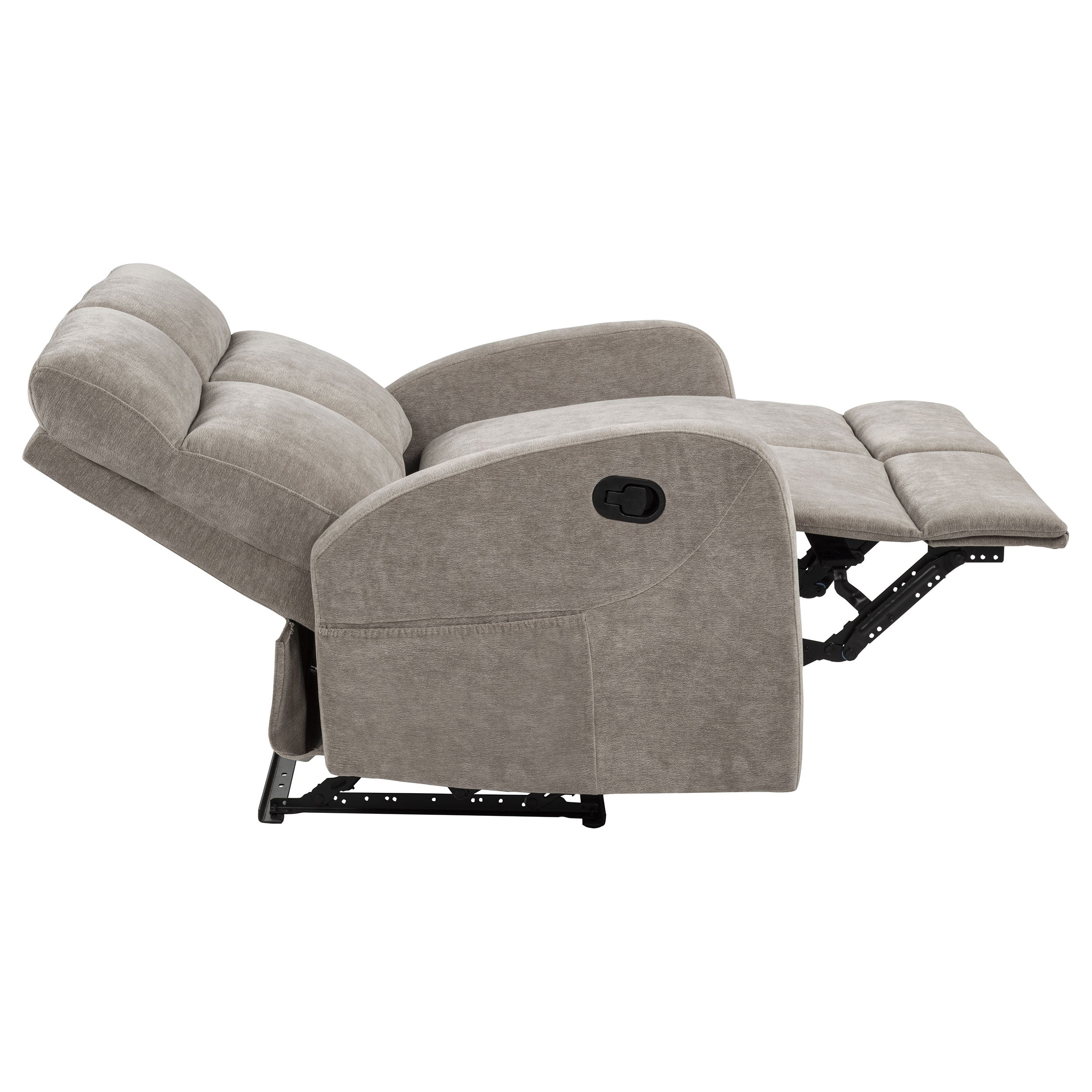 Hamilton 3-piece Chenille Manual Reclining Sofa Set Sand — view 10