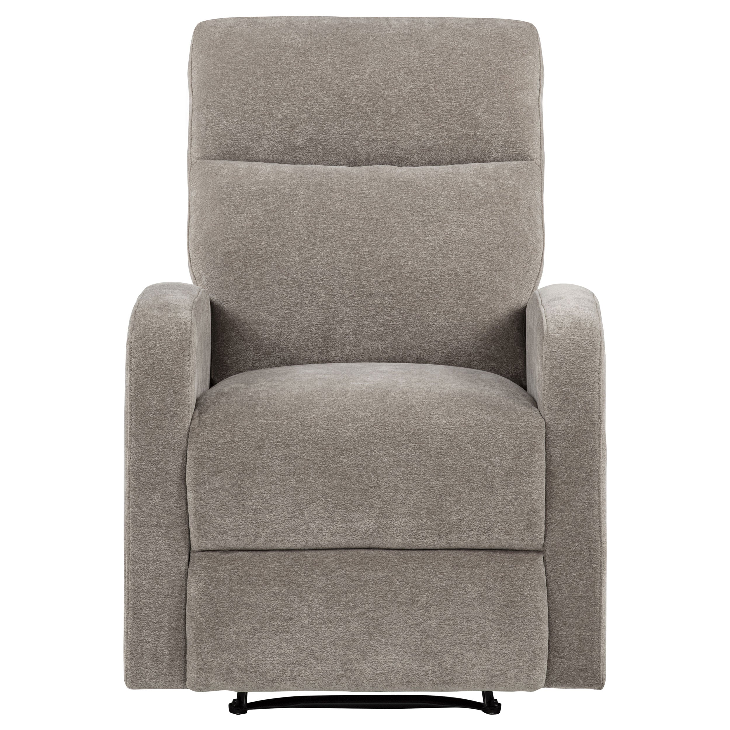 Hamilton Chenille Upholstered Manual Glider Recliner Sand — view 5