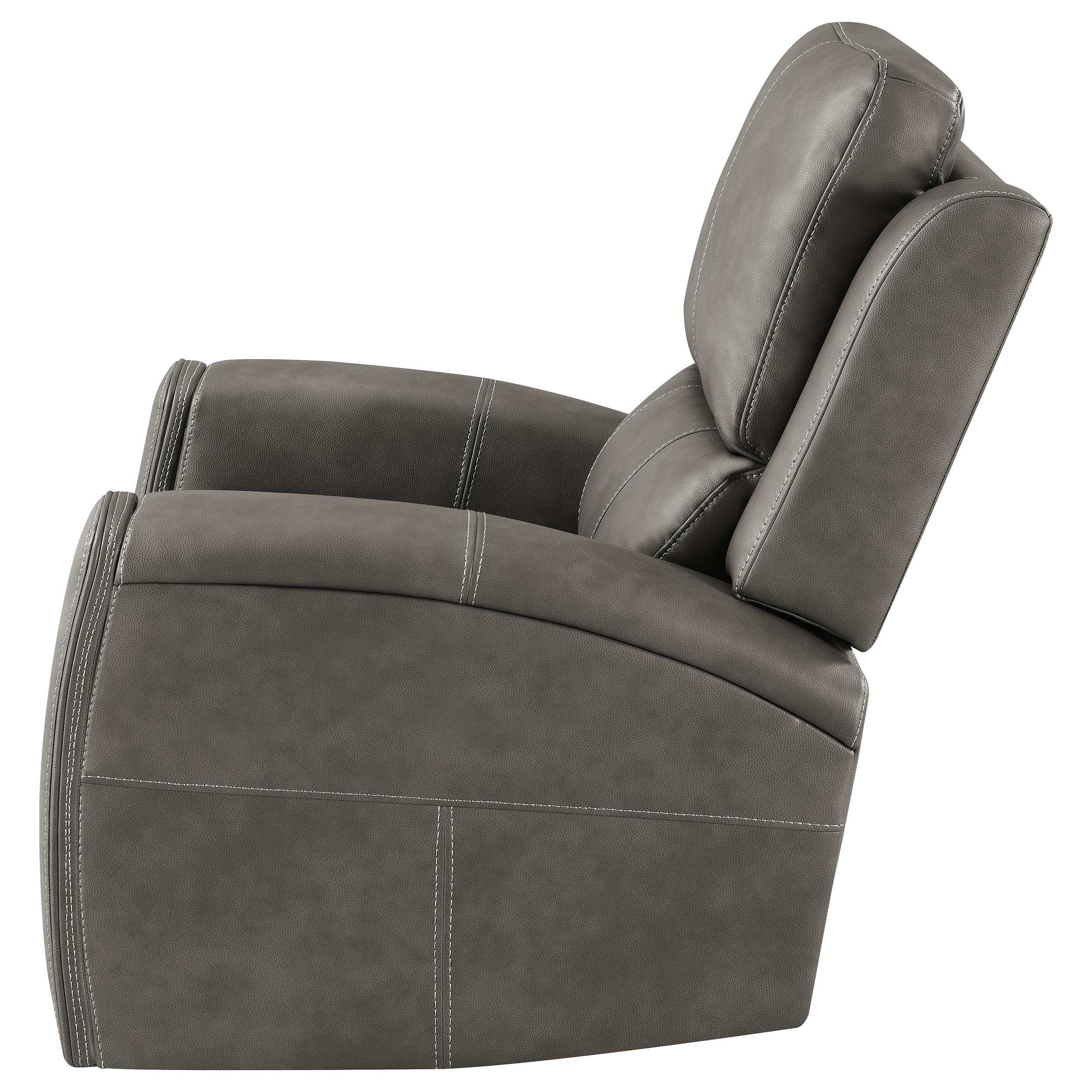 Brickston Triple Power Swivel Glider Recliner Charcoal — view 7