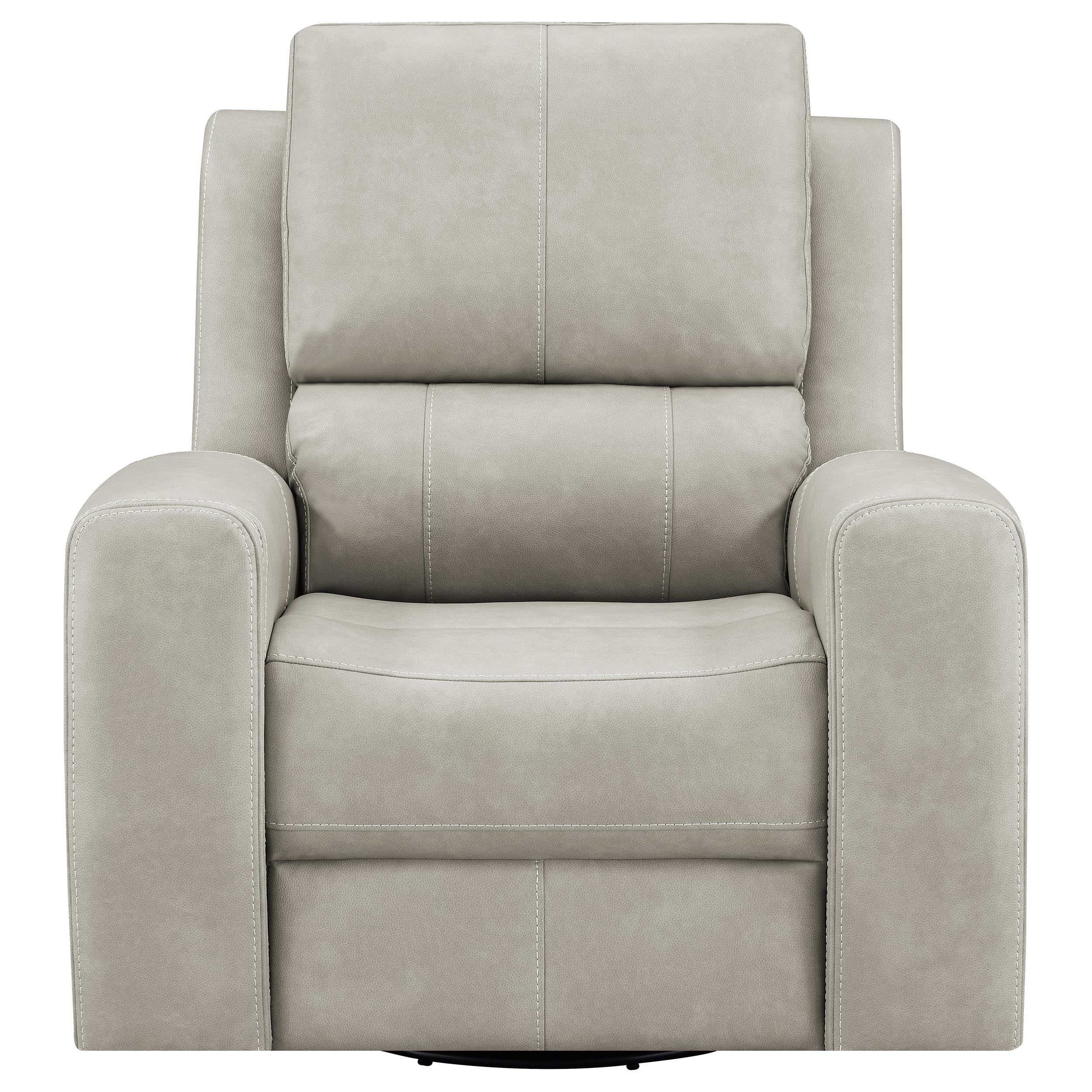 Brickston Triple Power Swivel Glider Recliner Grey — view 5