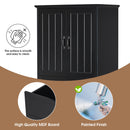 Modern Bathroom Storage Cabinet With Two Laundry Baskets, One Drawer, Adjustable Shelf