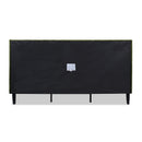 Aspen - Vertical Tufted Modern Headboard Platform Bed Set