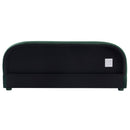 Upholstered Simple Modern Bedroom Bed With Curved Headboard