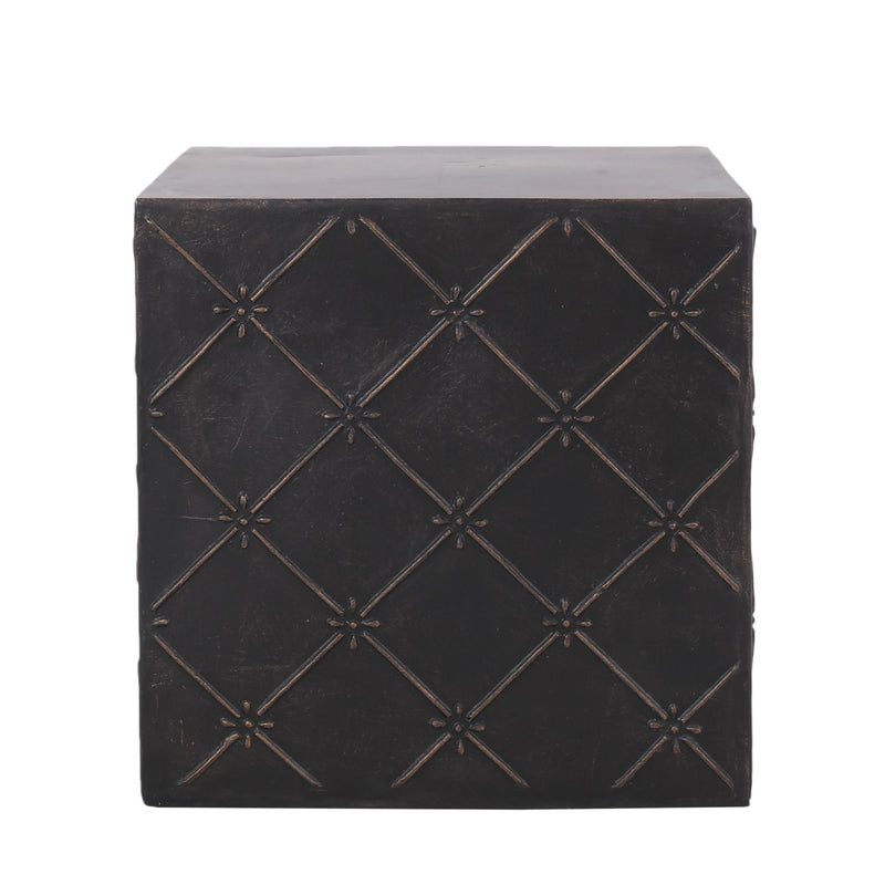 Outdoor Lightweight Concrete, Side Table - Copper
