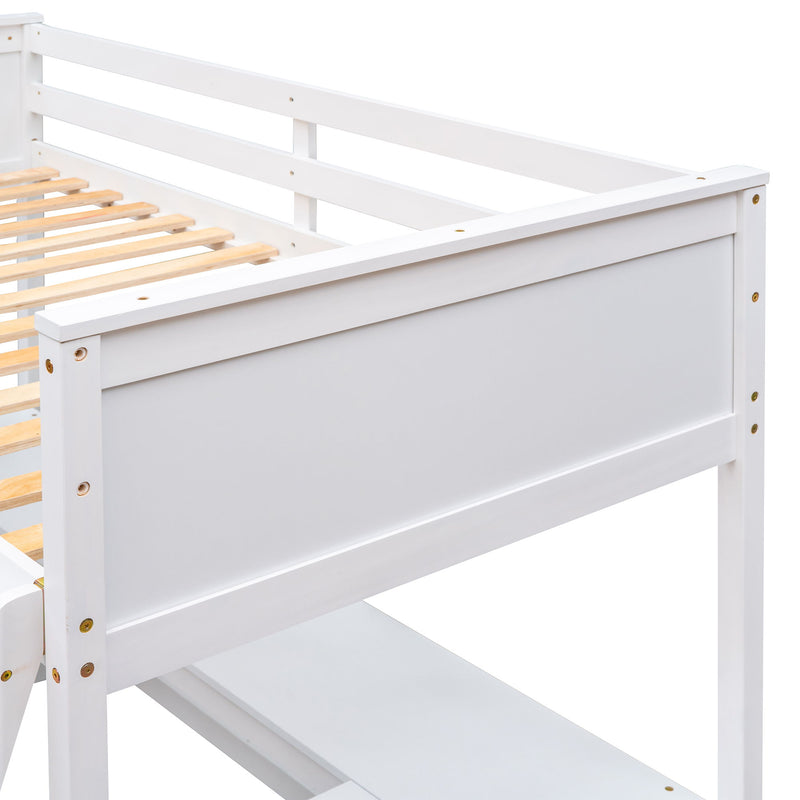 Loft Bed With Shelves With Desk
