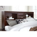 Lucille - Bed With Storage And Bookcase Headboard