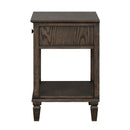 Victoria - Bedside Table With Drawer And Shelf