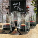 Tritan Lexington - Leadingware Unbreakable Wine Glass Plastic, 17Oz (Set of 4) - Clear