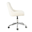 Adjustable And Space-Saving Chair With Golden Electroplated Legs