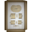 Elegant Natural Marble Bathroom Accessories Set