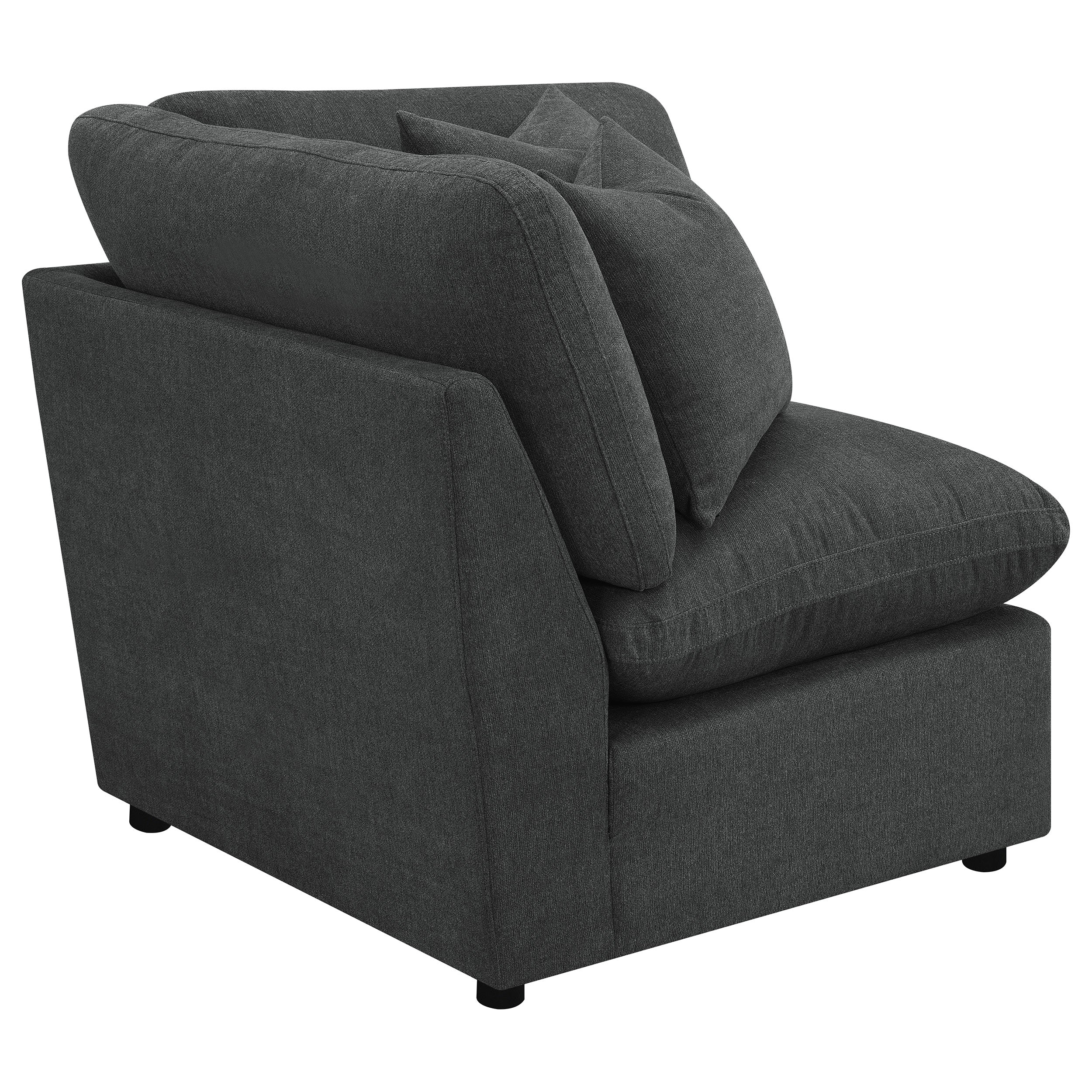 Collins Modular Corner Chair Dark Grey — view 3