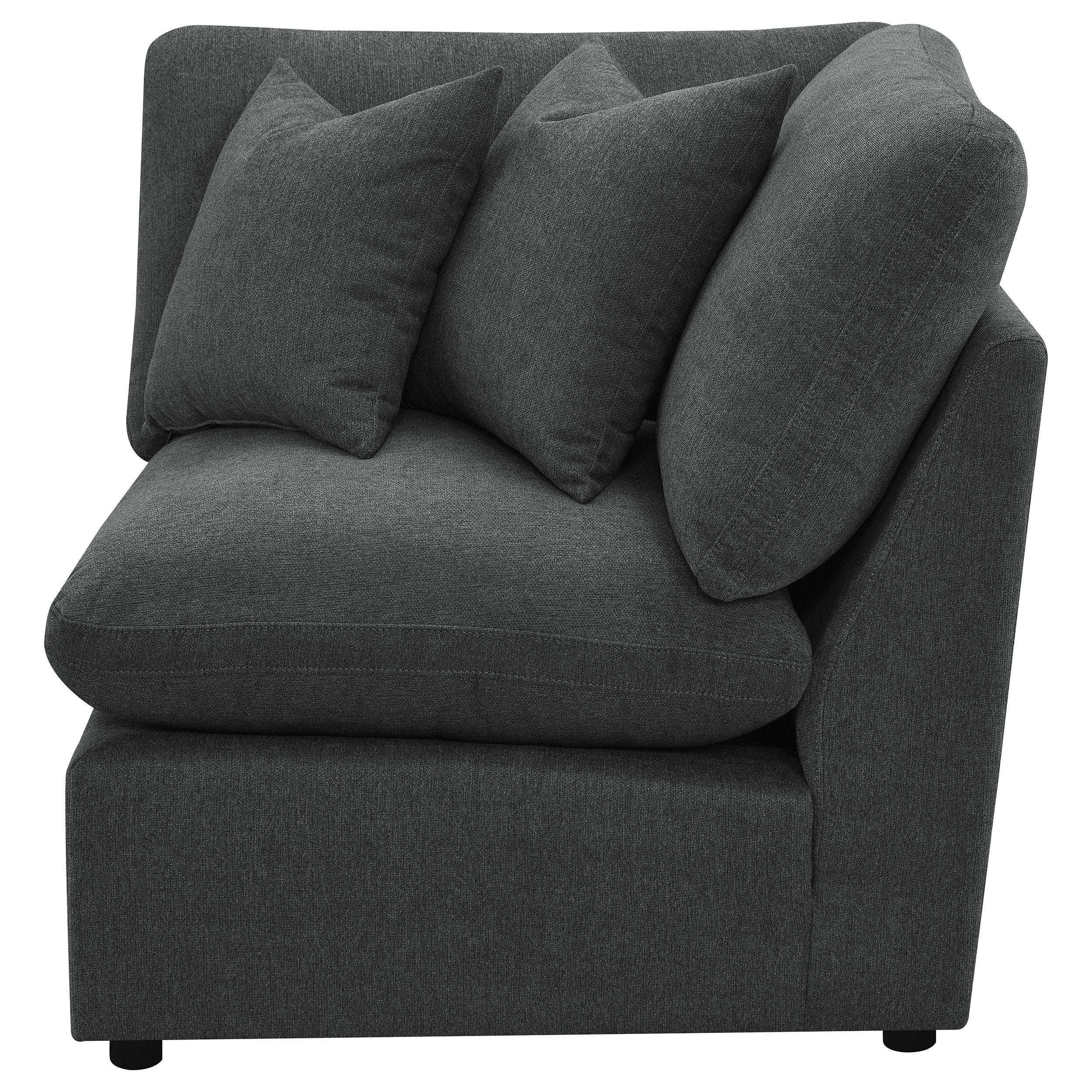 Collins Modular Corner Chair Dark Grey — view 5
