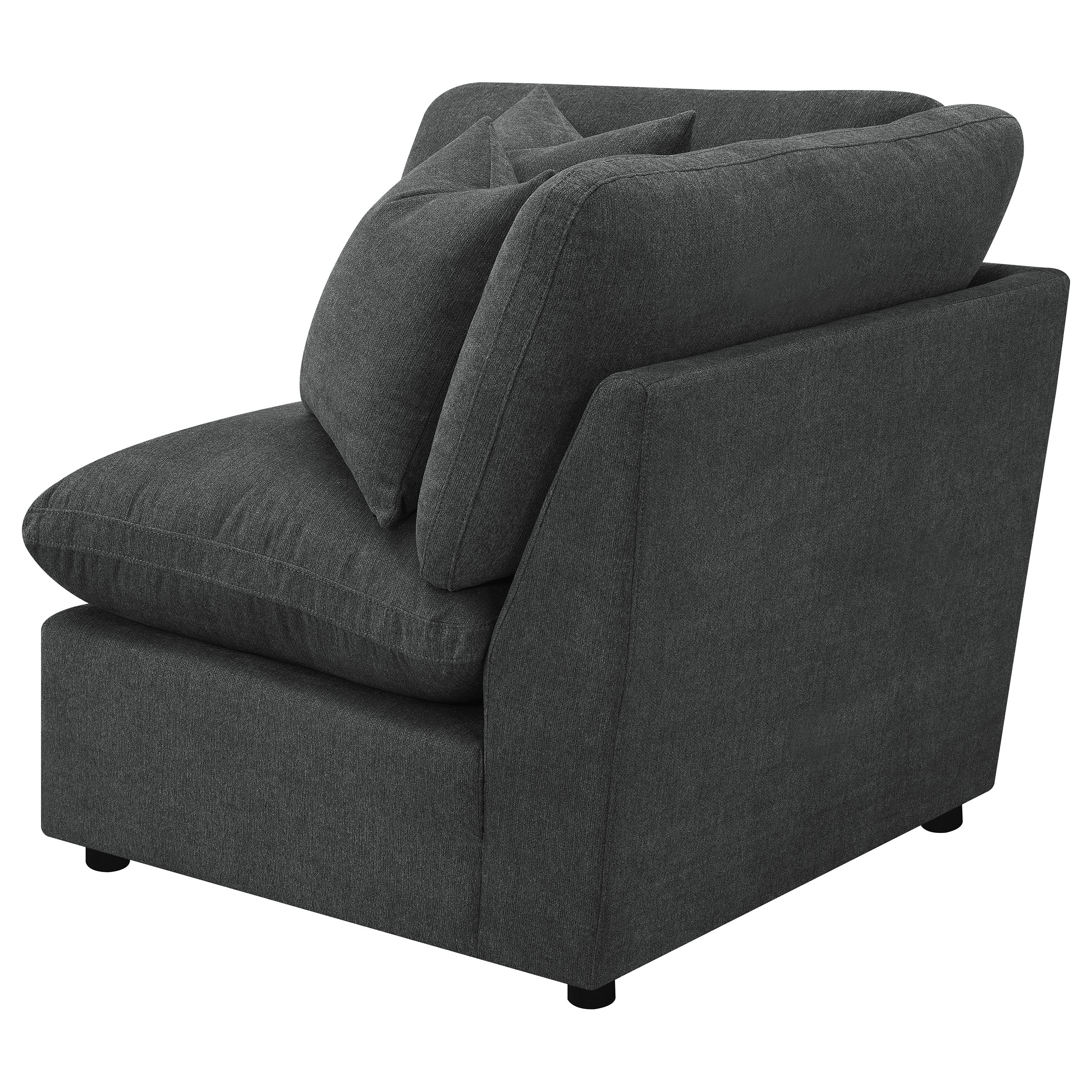 Collins Modular Corner Chair Dark Grey — view 6