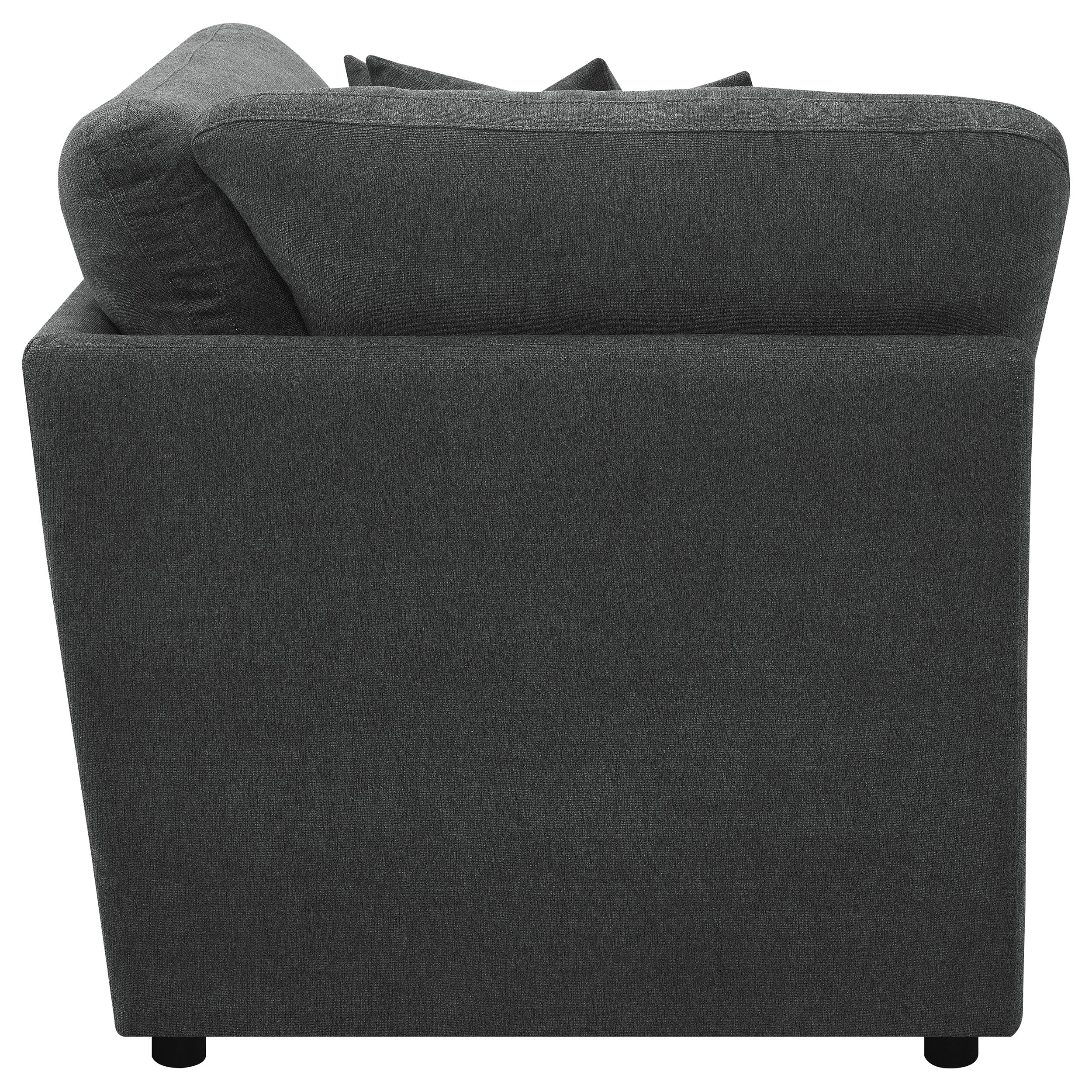 Collins Modular Corner Chair Dark Grey — view 8