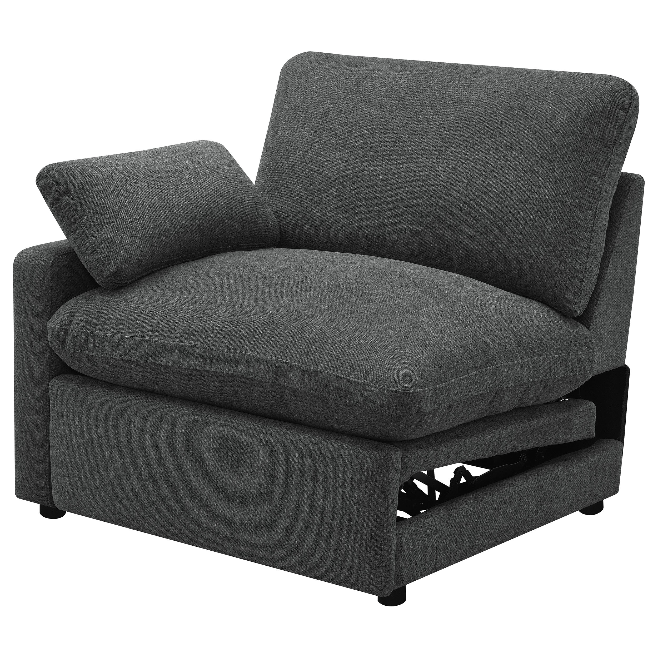 Collins Modular LAF Power Recliner Dark Grey — view 6