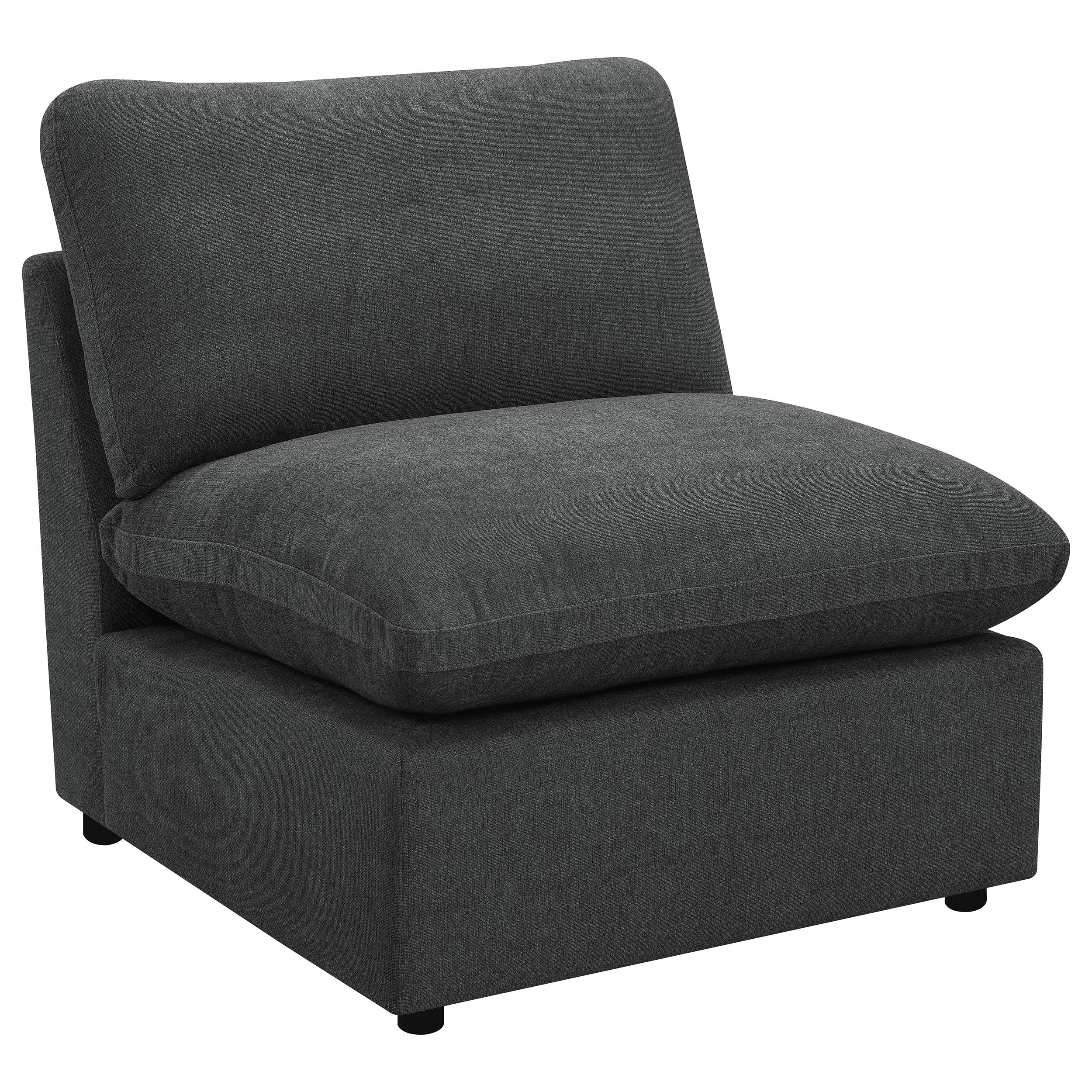 Collins 5-piece Modular Power Reclining Sectional Dark Grey — view 5